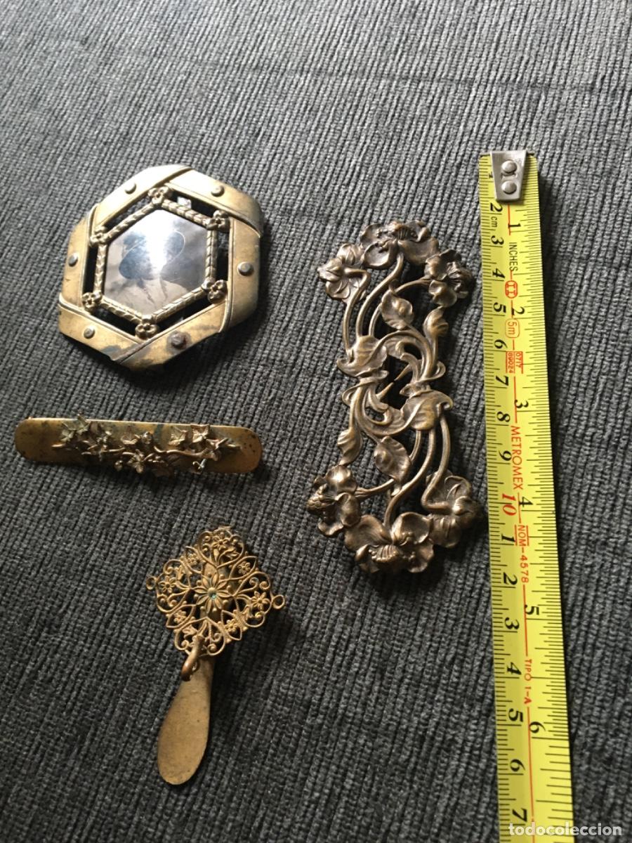 Joyeria: Conjunto hebillas broche modernista - Foto 1