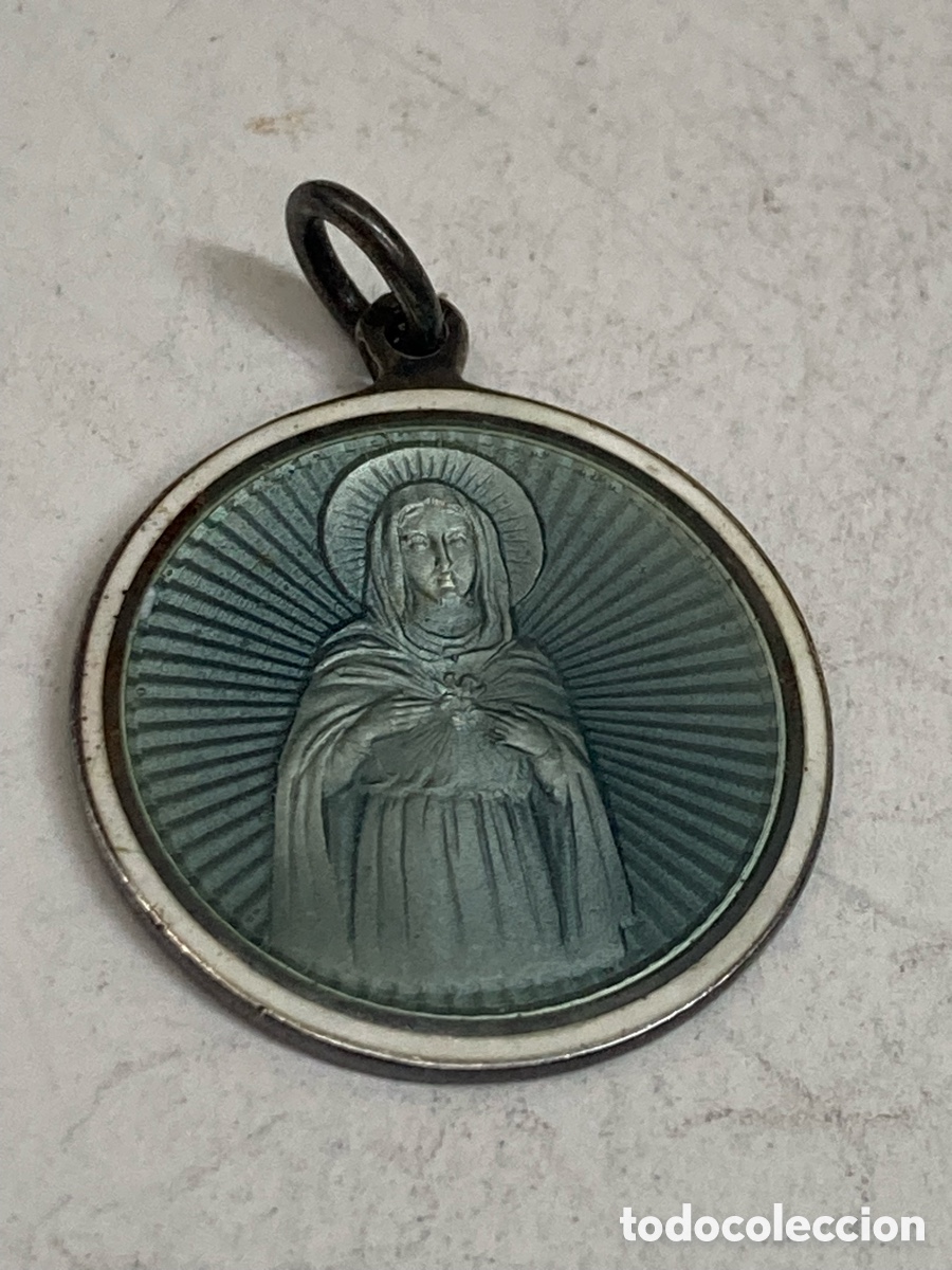 Joyeria: Medalla de plata religiosa C544 - Foto 1