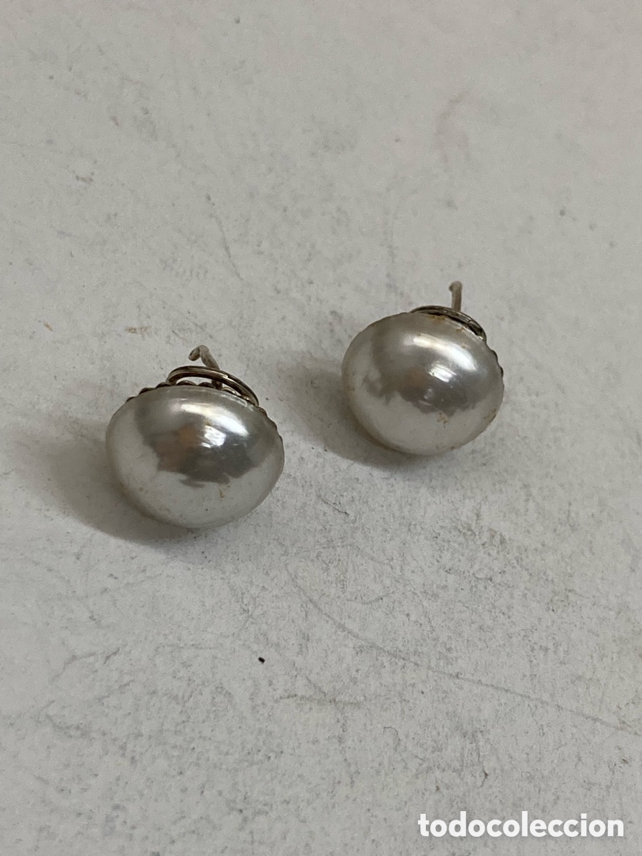 Joyeria: Pendientes de plata y perlas P424 - Foto 1