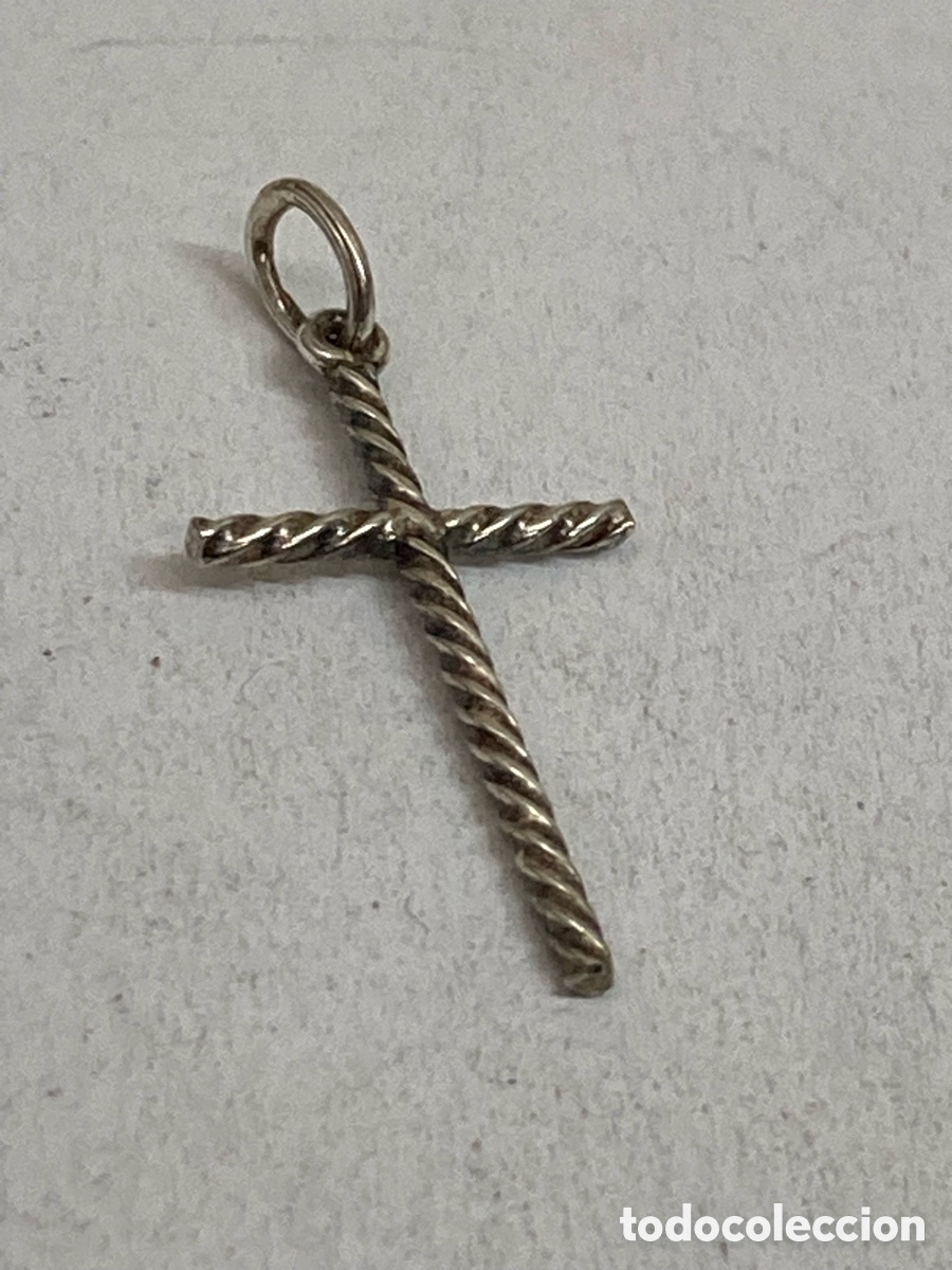 Joyeria: Cruz de plata religiosa C545 - Foto 1