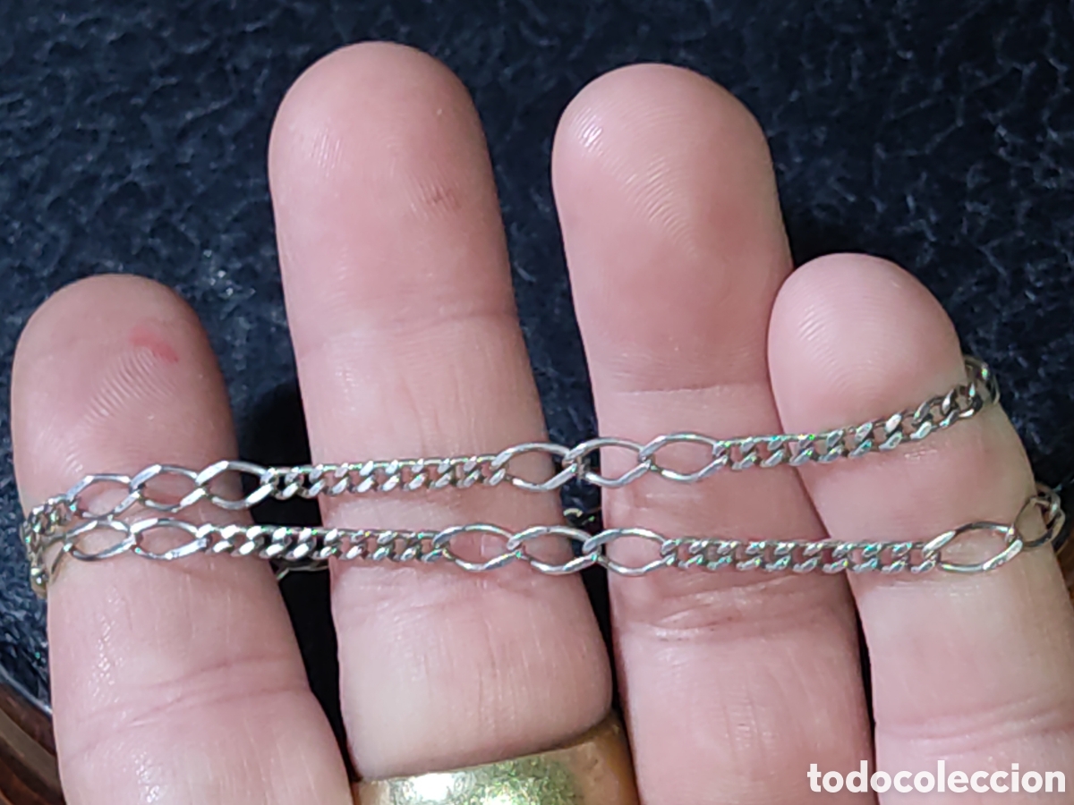 Joyeria: Cadena de plata contrastada 925.Vintage. - Foto 4