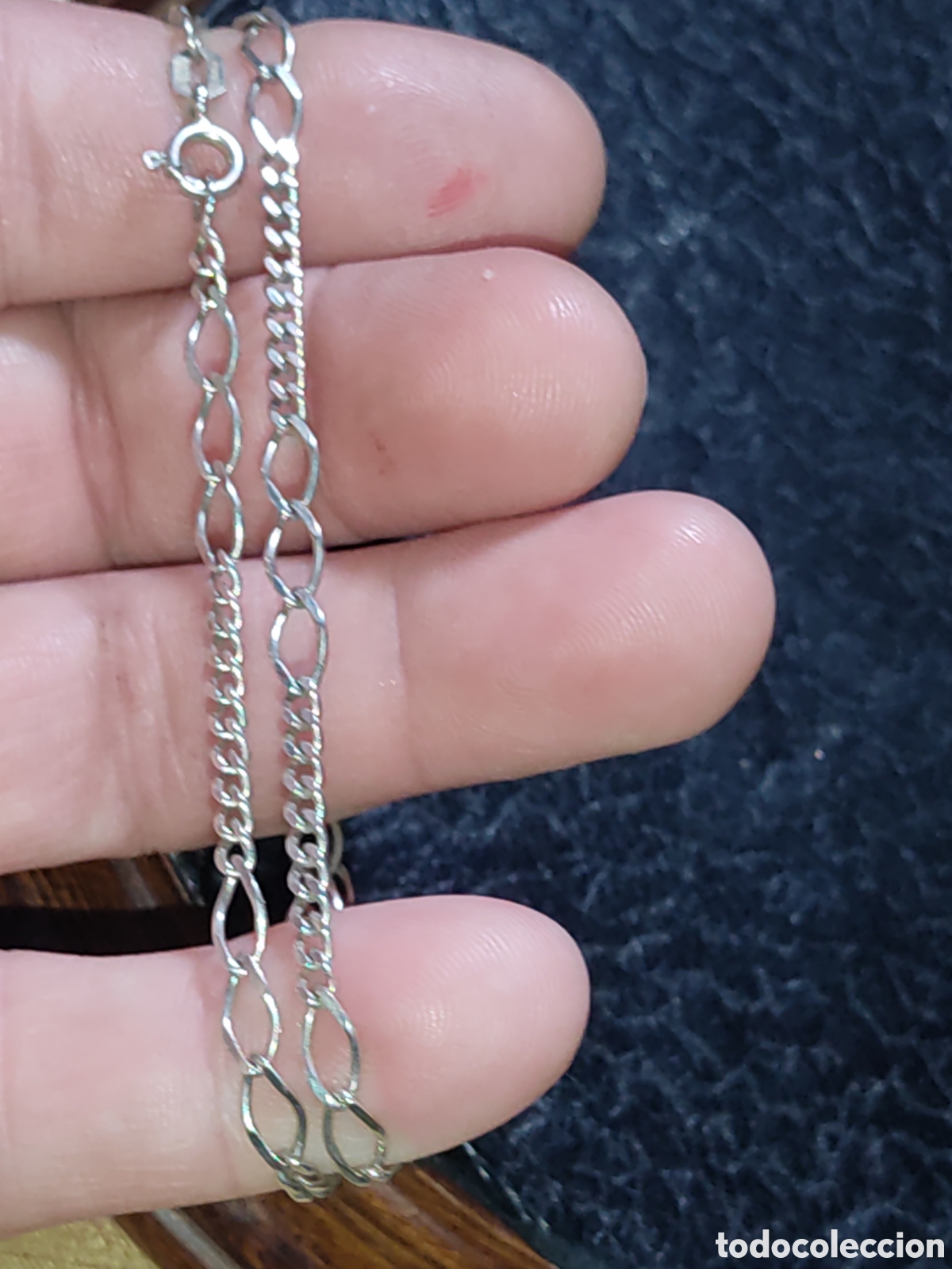 Joyeria: Cadena de plata contrastada 925.Vintage. - Foto 6