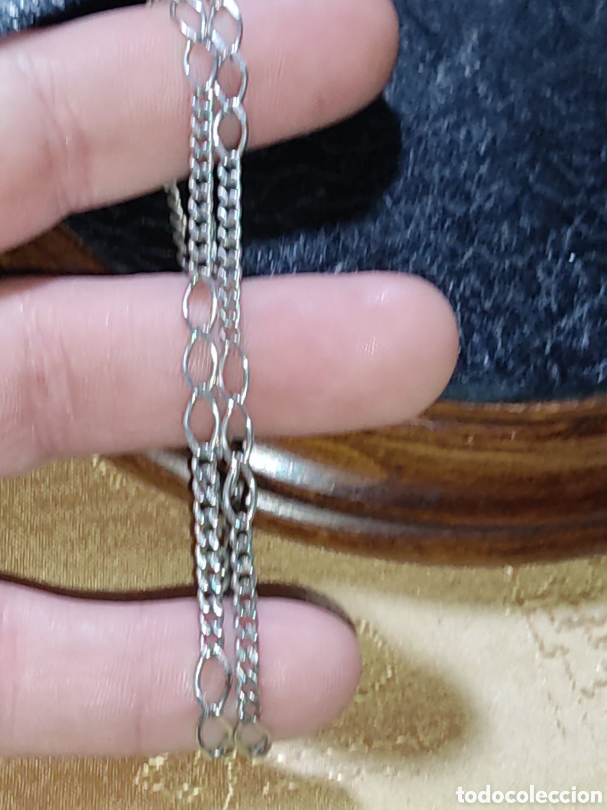 Joyeria: Cadena de plata contrastada 925.Vintage. - Foto 7