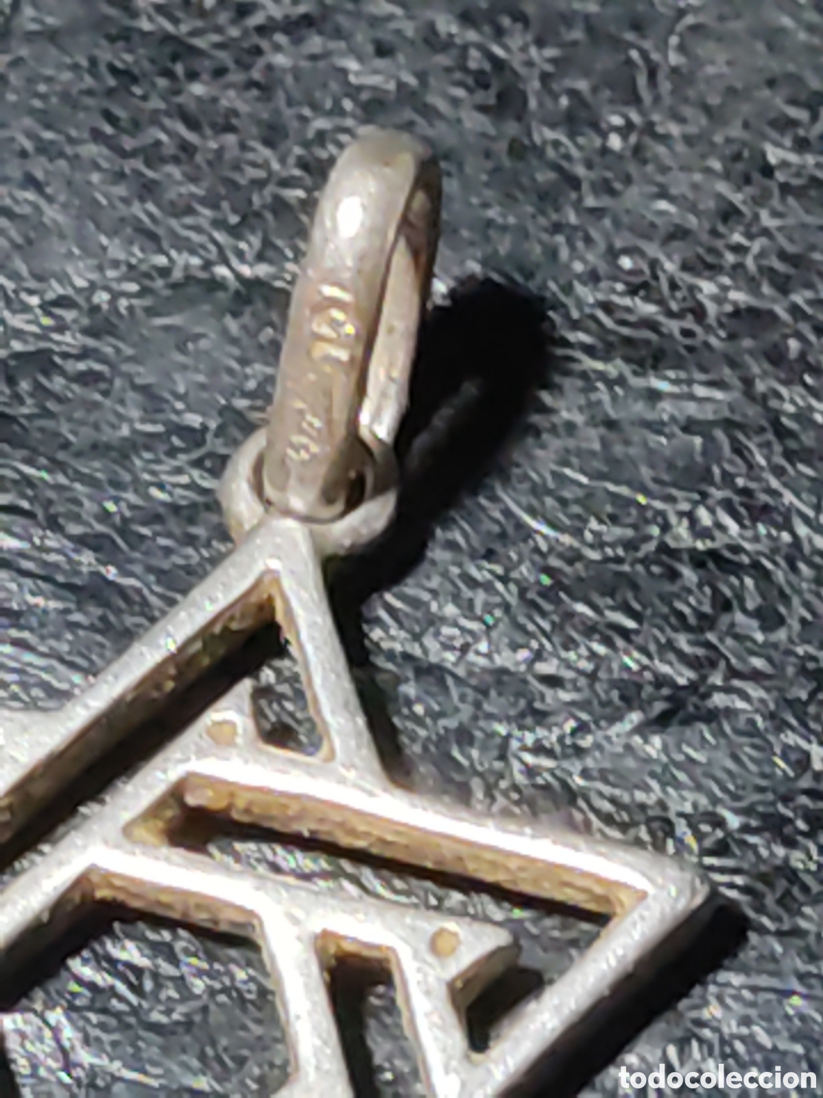 Joyeria: Colgante estrella de David de plata contrastada. - Foto 2
