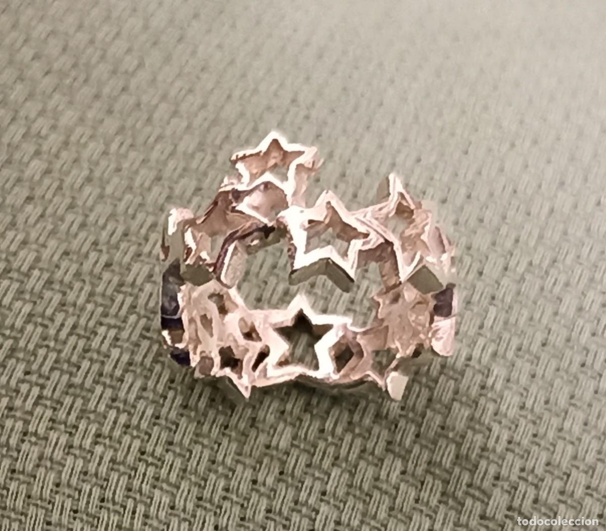 Joyeria: Anillo de plata con estrellas. - Foto 4
