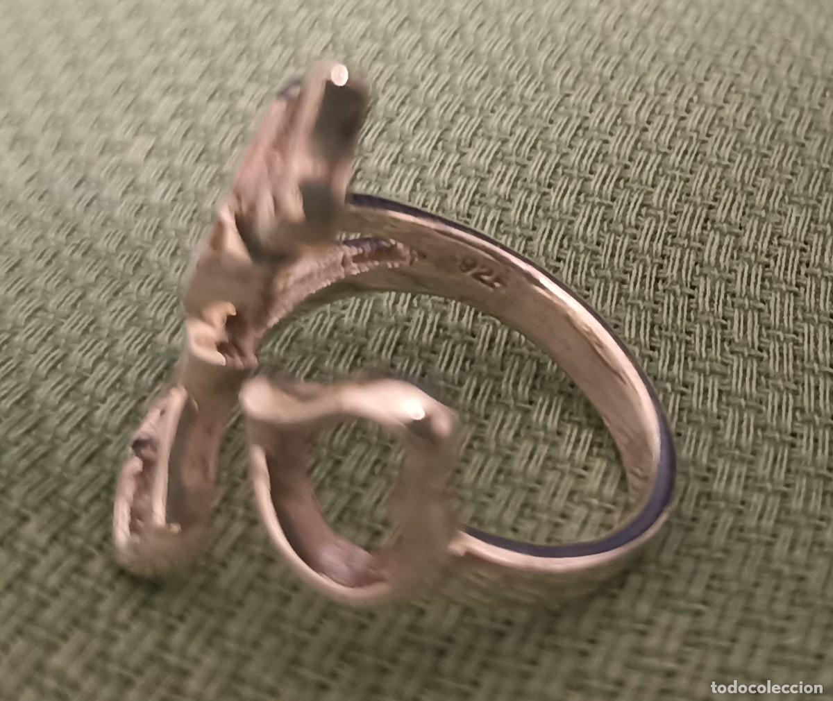 Joyeria: Anillo de plata con corazones. - Foto 4