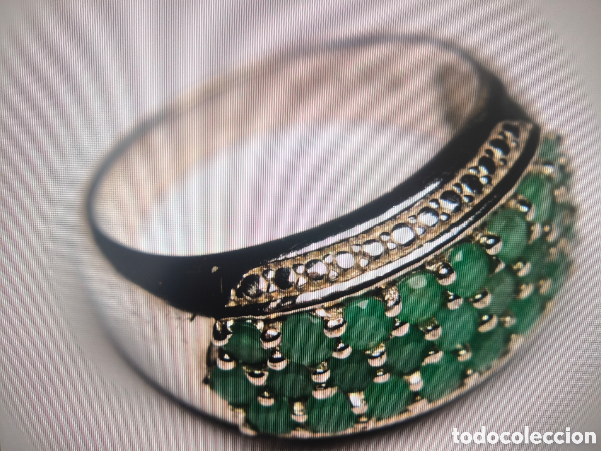 Joyeria: Anillo de plata 925 con Esmaraldas - Foto 4