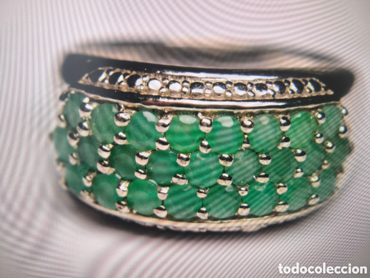 Joyeria: Anillo de plata 925 con Esmaraldas - Foto 5