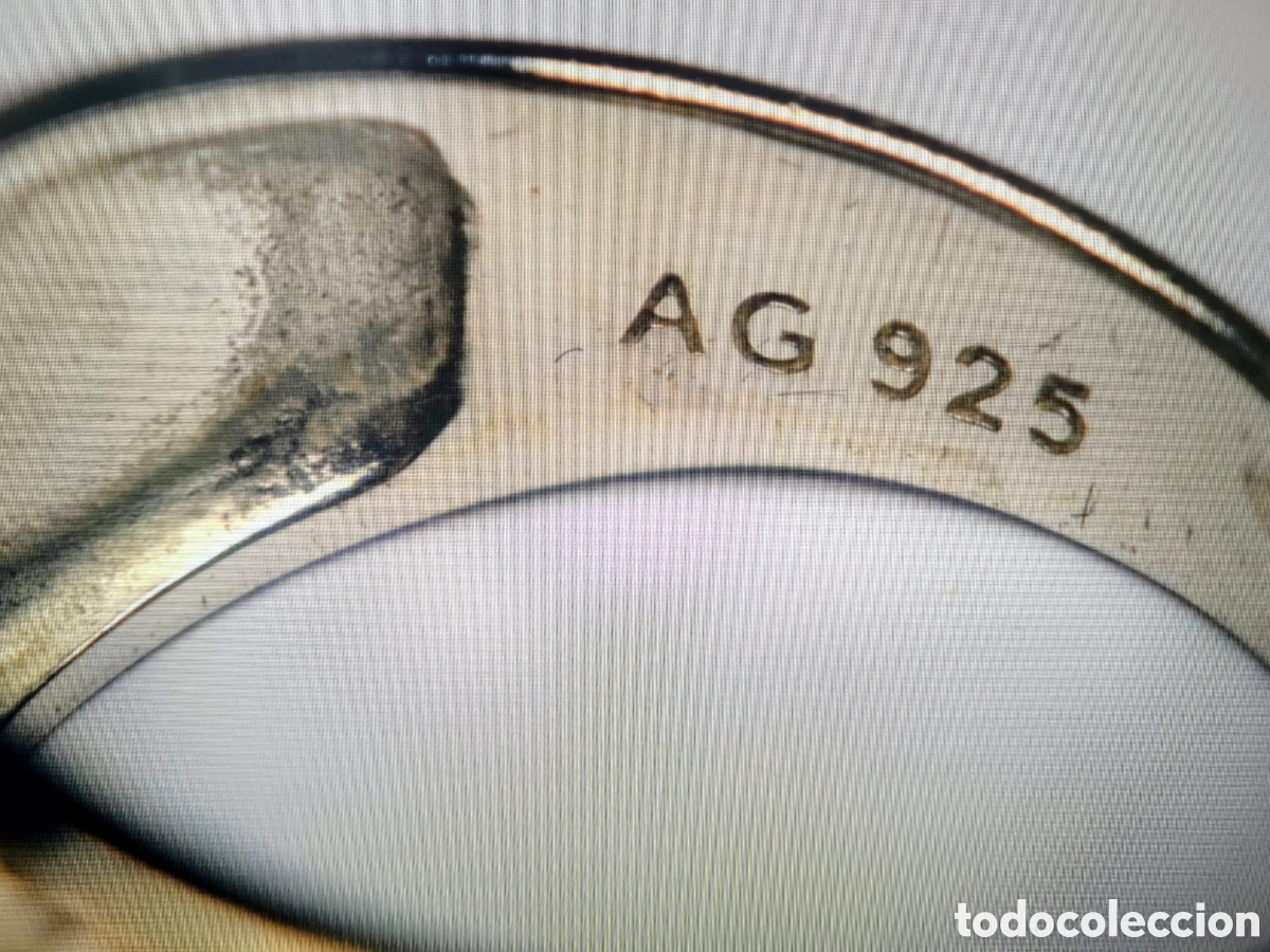 Joyeria: Anillo de plata 925 con Esmaraldas - Foto 13