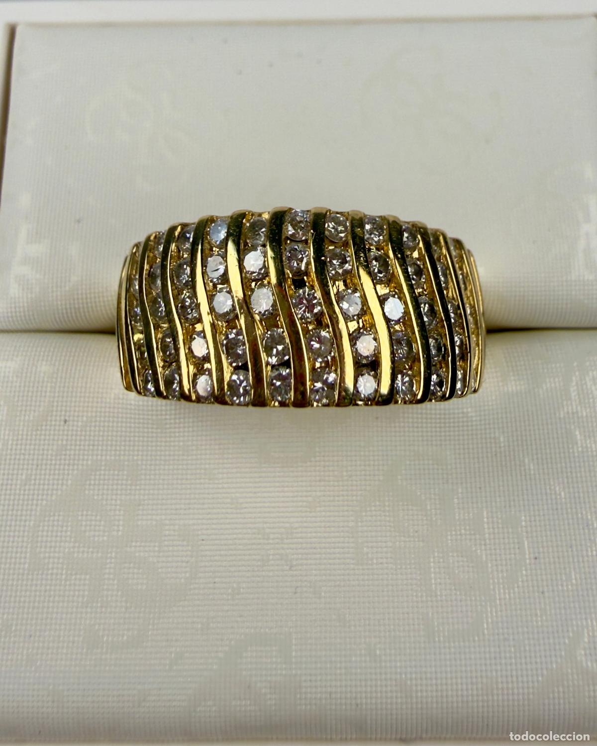 Joyeria: Anillo Oro 18k Diamantes 0.10ct - Foto 2