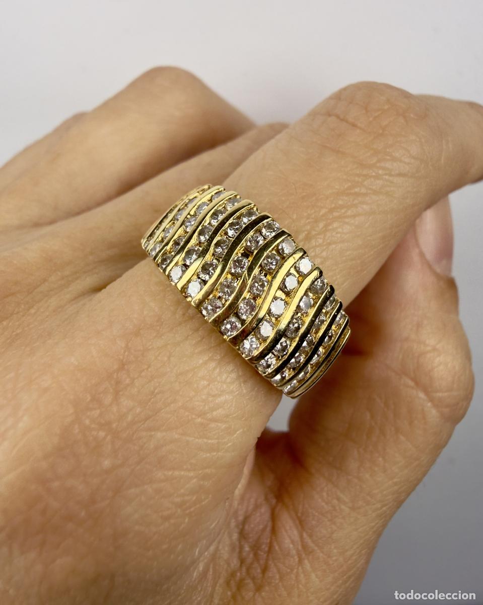 Joyeria: Anillo Oro 18k Diamantes 0.10ct - Foto 4