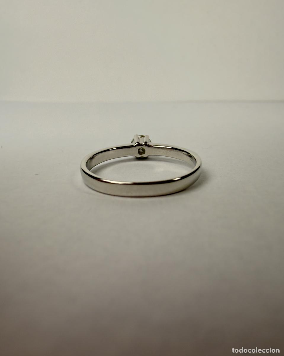 Joyeria: Anillo Oro Blanco 18k Diamante - Foto 4
