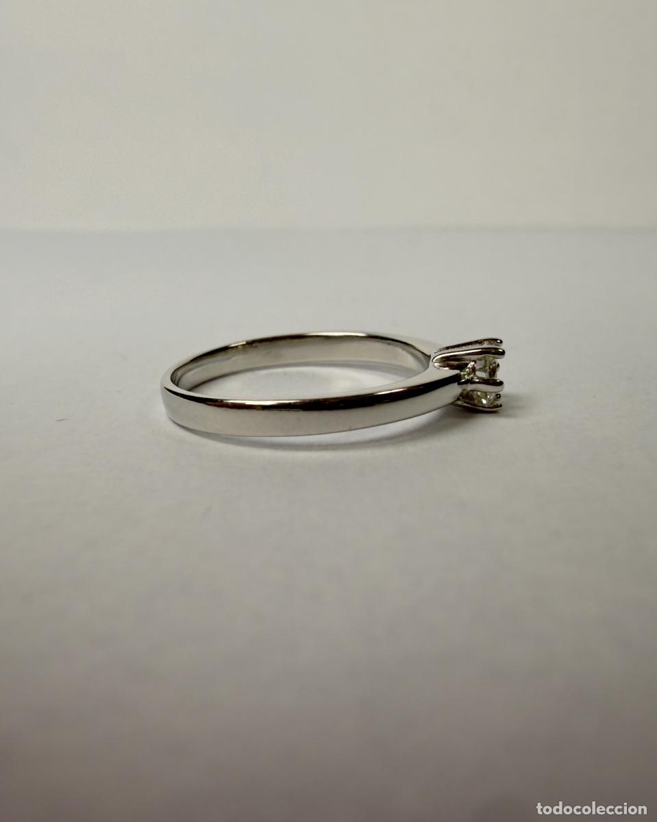 Joyeria: Anillo Oro Blanco 18k Diamante - Foto 5