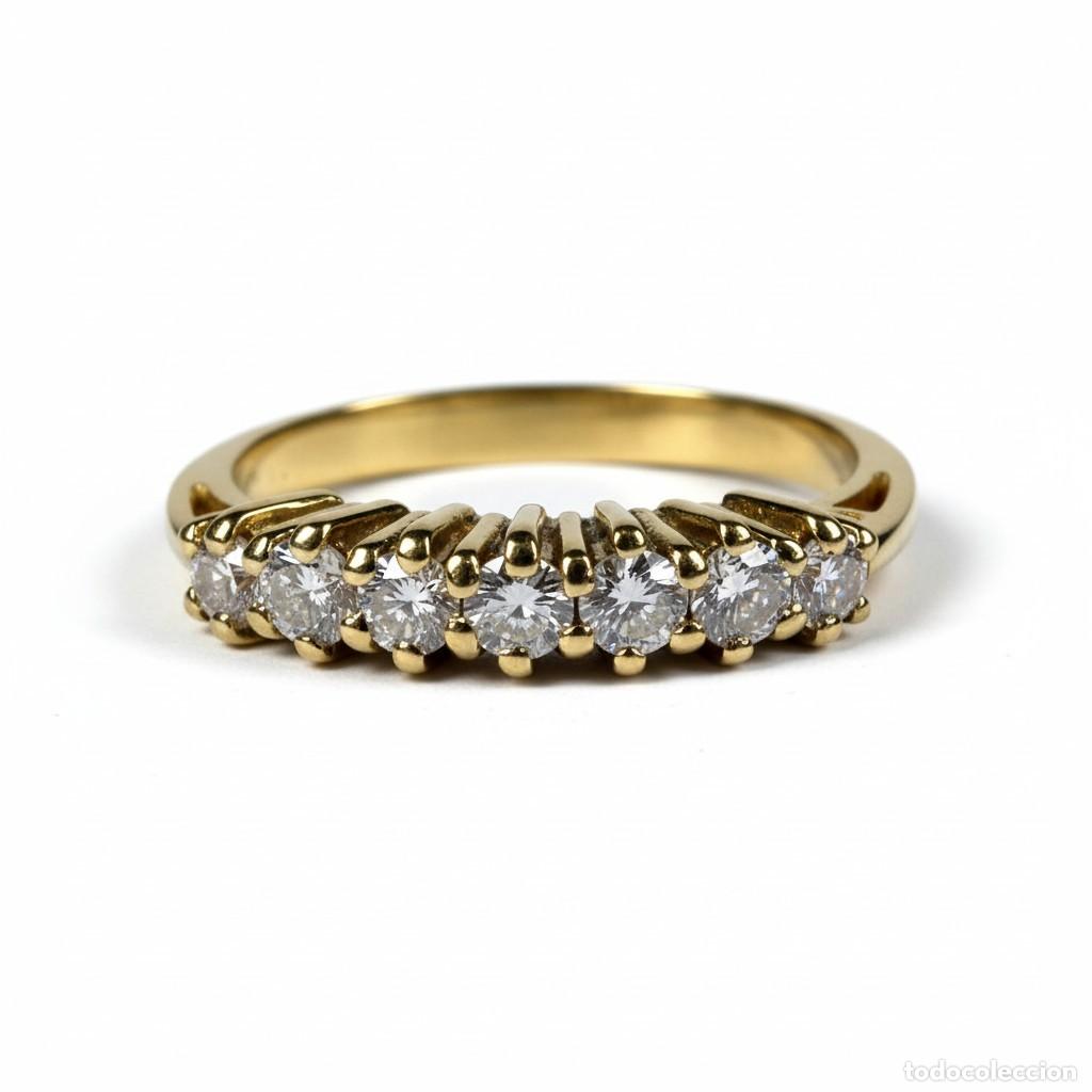 Joyeria: Anillo Oro 18k 7 Diamantes - Foto 1