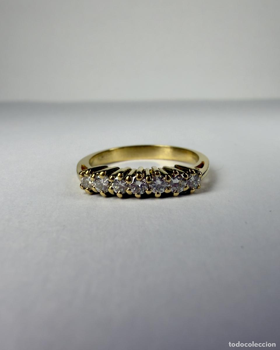 Joyeria: Anillo Oro 18k 7 Diamantes - Foto 2