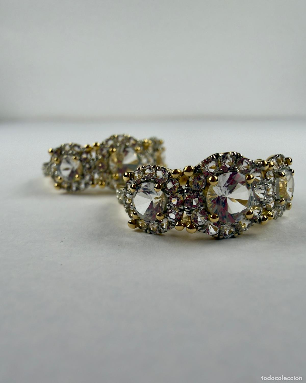 Joyeria: Anillo Oro 18k Topacio y Diamantes - Foto 7