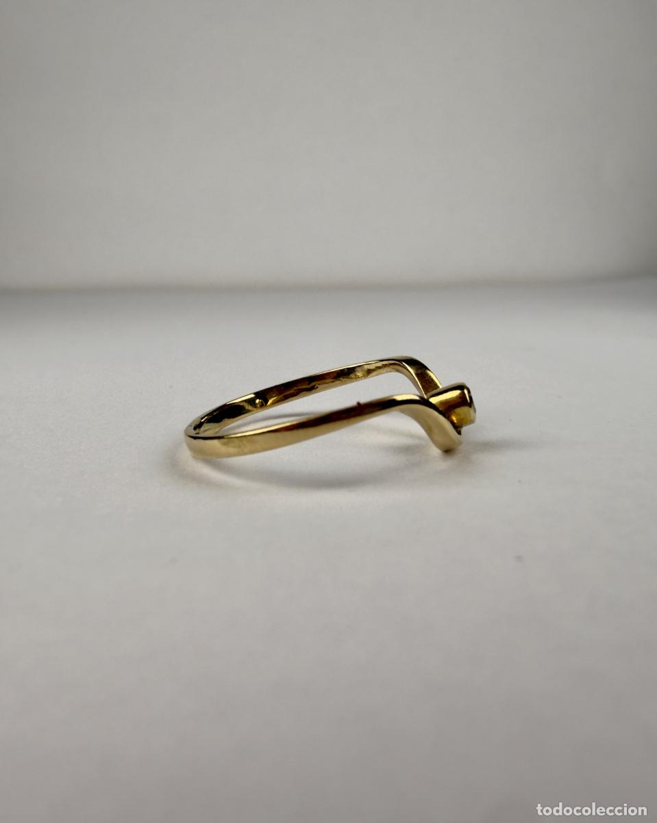 Joyeria: Anillo oro 18k con diamante 0.03ct - Foto 5