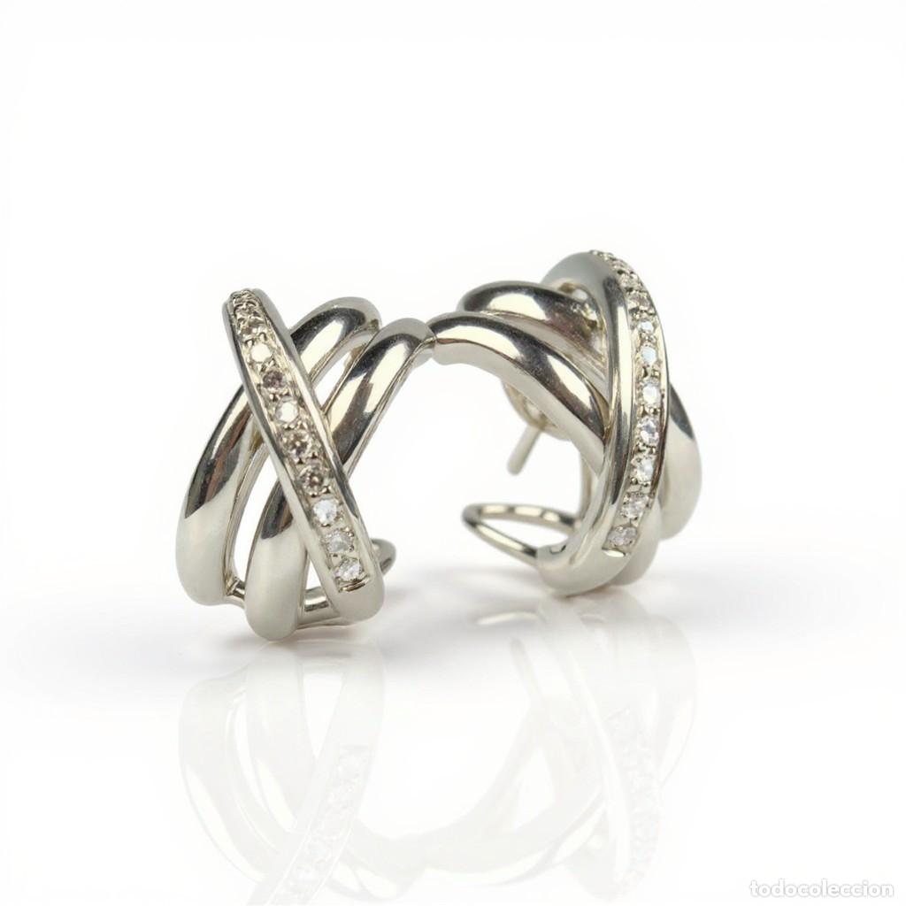 Joyeria: Pendientes Oro 18k con Diamantes - Foto 1