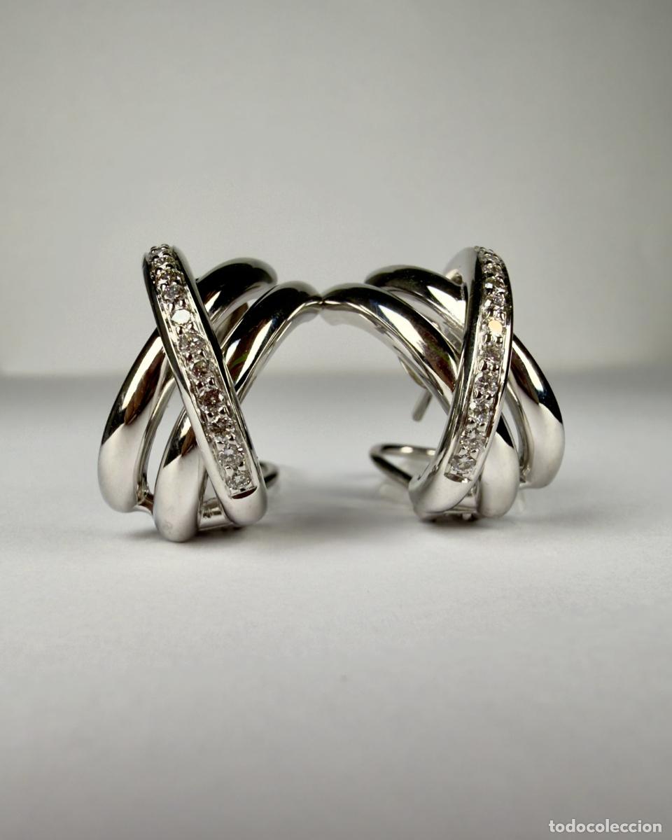 Joyeria: Pendientes Oro 18k con Diamantes - Foto 2