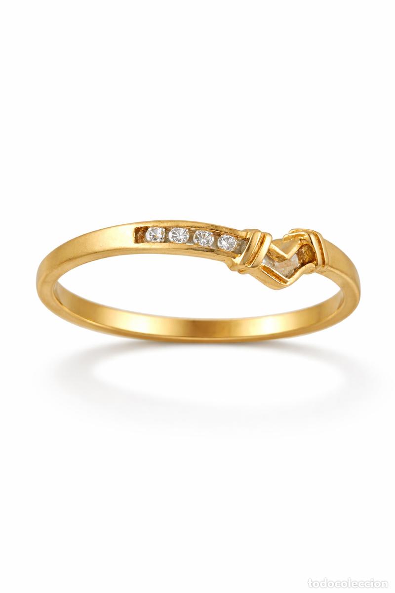 Joyeria: Anillo de Oro Amarillo con Diamantes - Foto 1