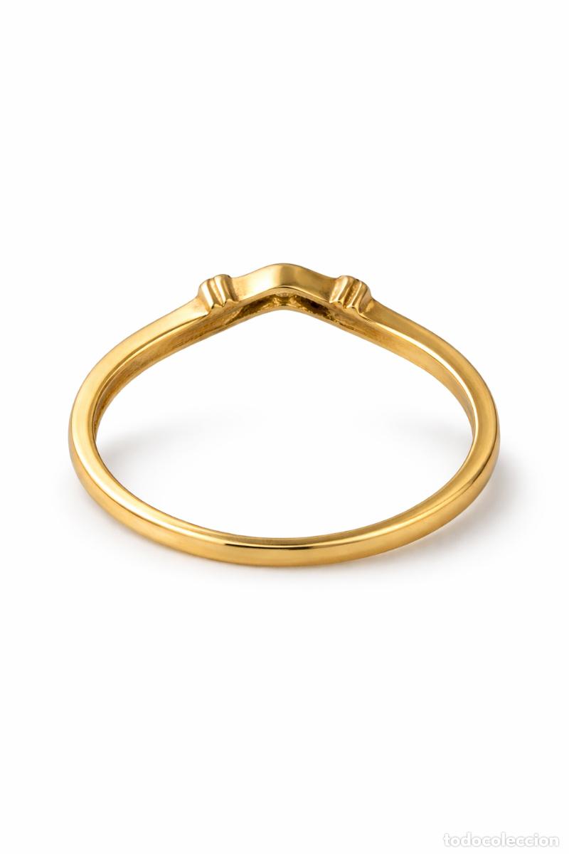 Joyeria: Anillo de Oro Amarillo con Diamantes - Foto 2