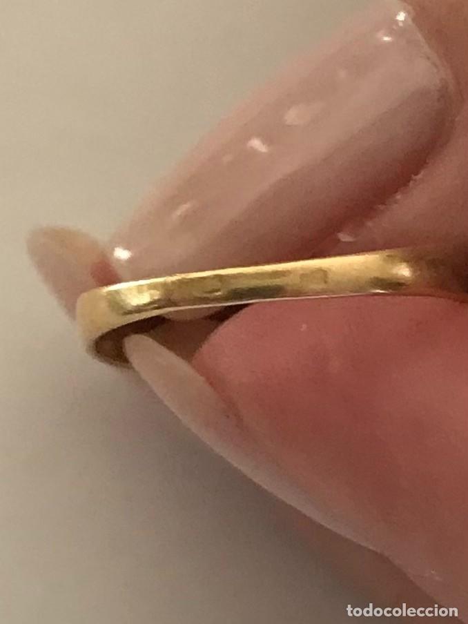 Joyeria: Anillo de Oro Amarillo con Diamantes - Foto 3