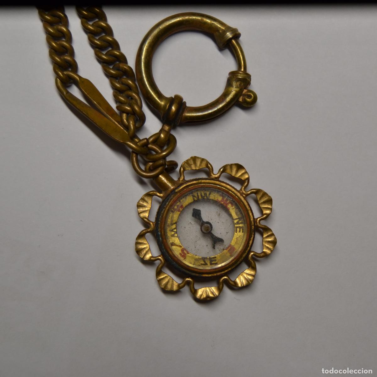 Joyeria: COLGANTE CON BR&Uacute;JULA ANTIGUO CON ESTUCHE - Foto 3