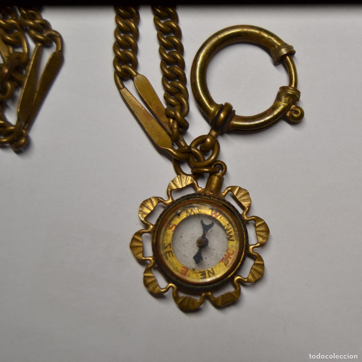 Joyeria: COLGANTE CON BR&Uacute;JULA ANTIGUO CON ESTUCHE - Foto 1