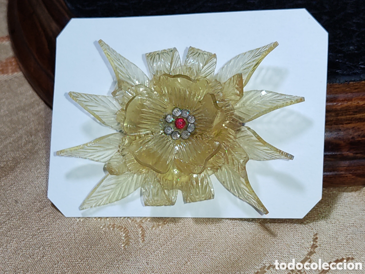 Joyeria: Broche modernista & flor de lucite. *33* - Foto 7