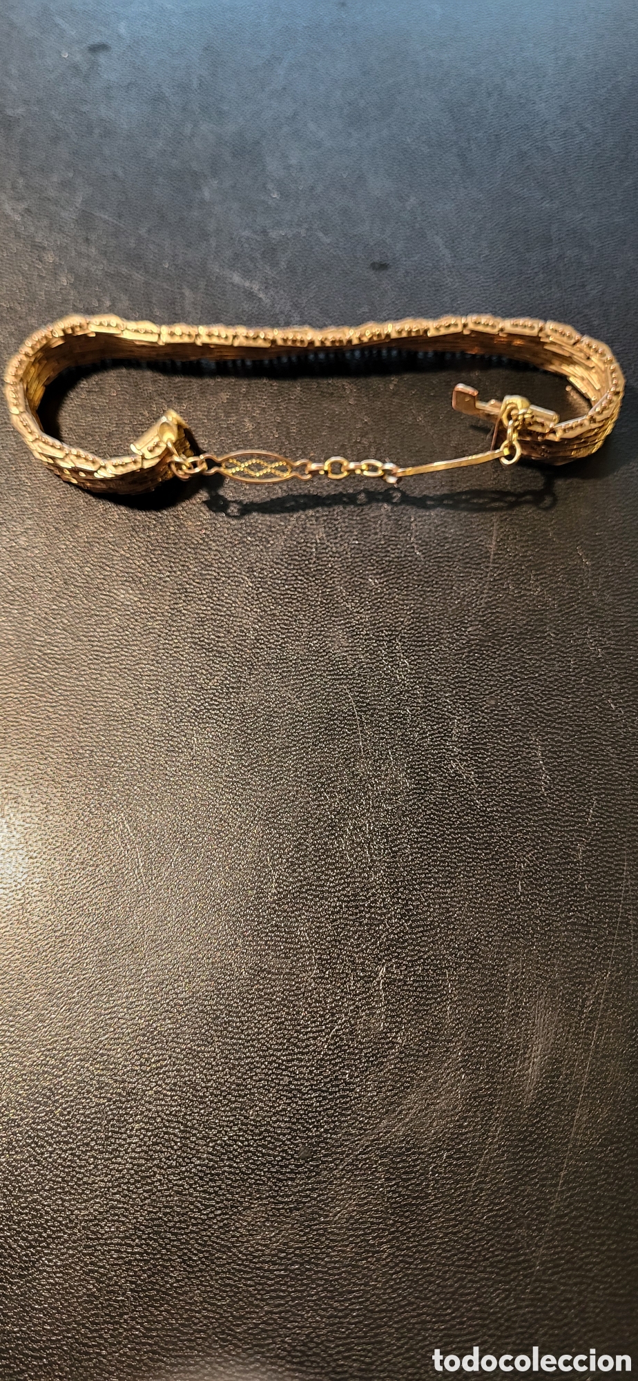 Joyeria: Pulsera de metal dorado. - Foto 4