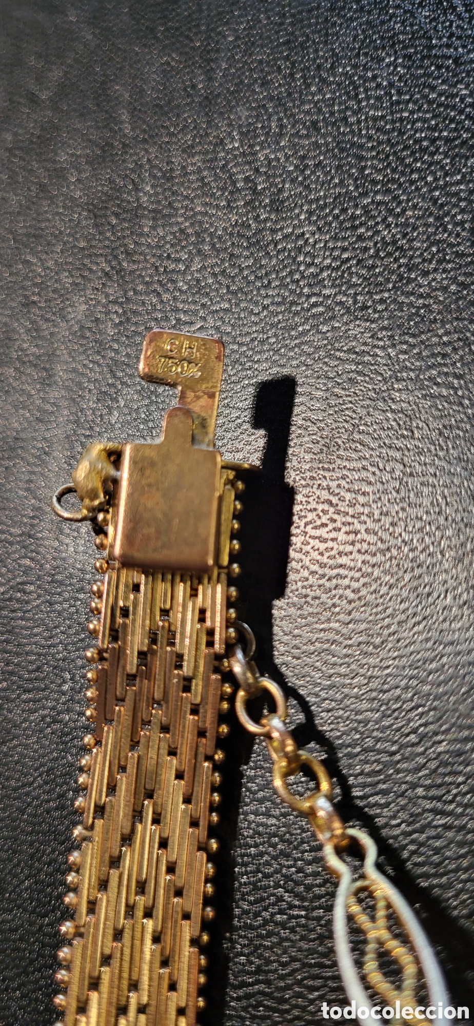 Joyeria: Pulsera de metal dorado. - Foto 5