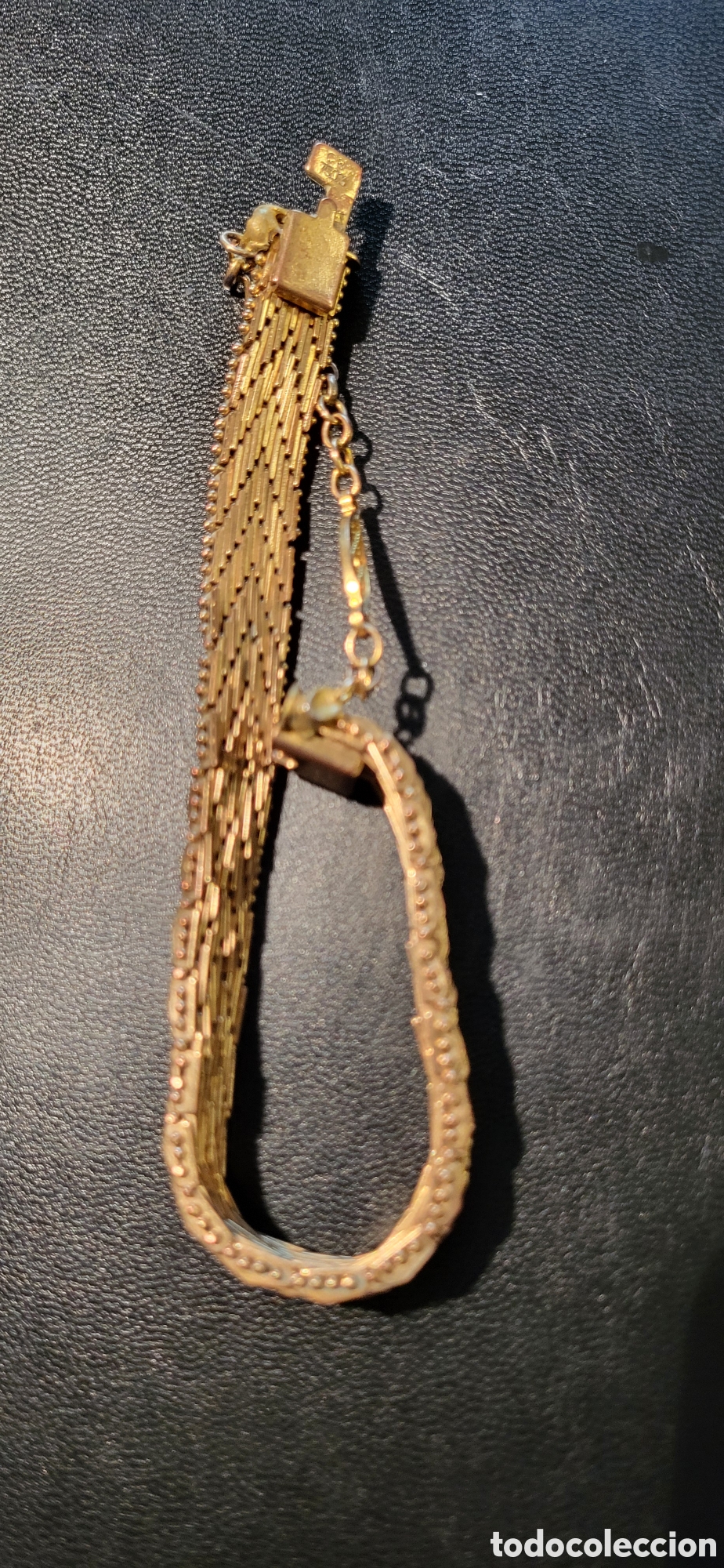 Joyeria: Pulsera de metal dorado. - Foto 6