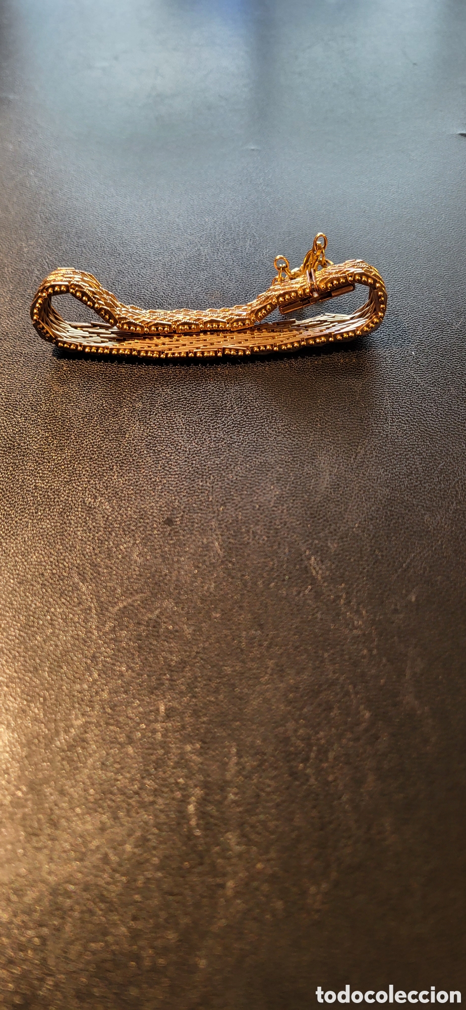 Joyeria: Pulsera de metal dorado. - Foto 1
