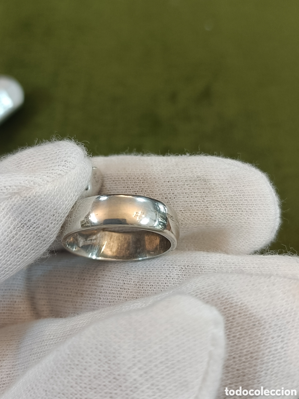 Joyeria: ANTIGUO ANILLO ELABORADO EN PLATA Y TURQUESA - Foto 9