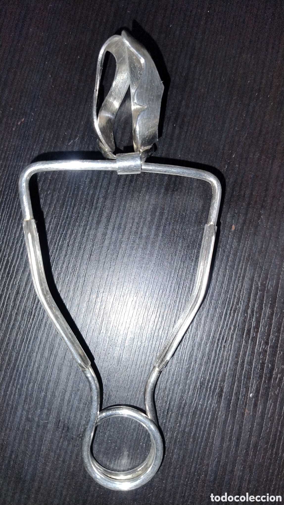 Joyeria: Pinzas de plata para sujetar caracoles - Foto 3