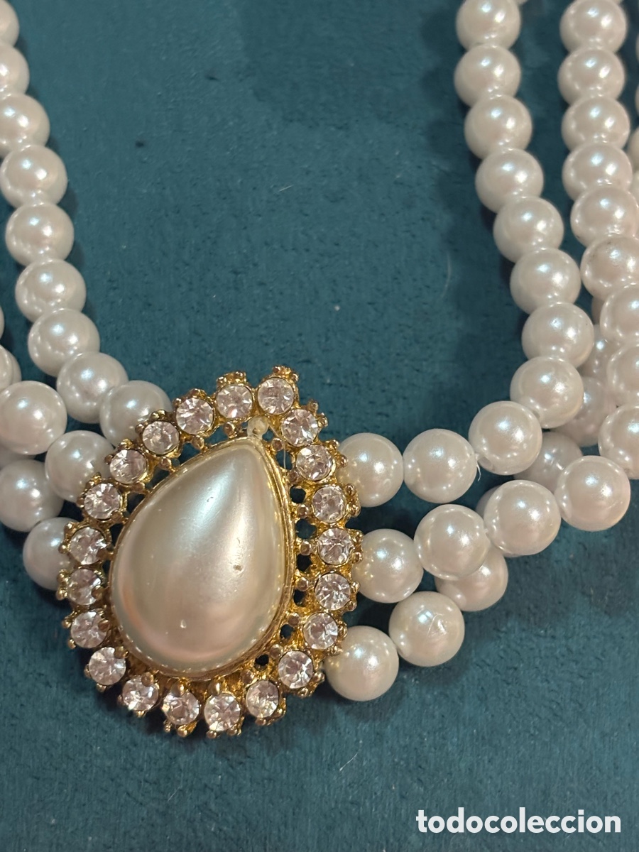 Joyeria: Gargantilla de perlas de bisuter&iacute;a - Foto 2