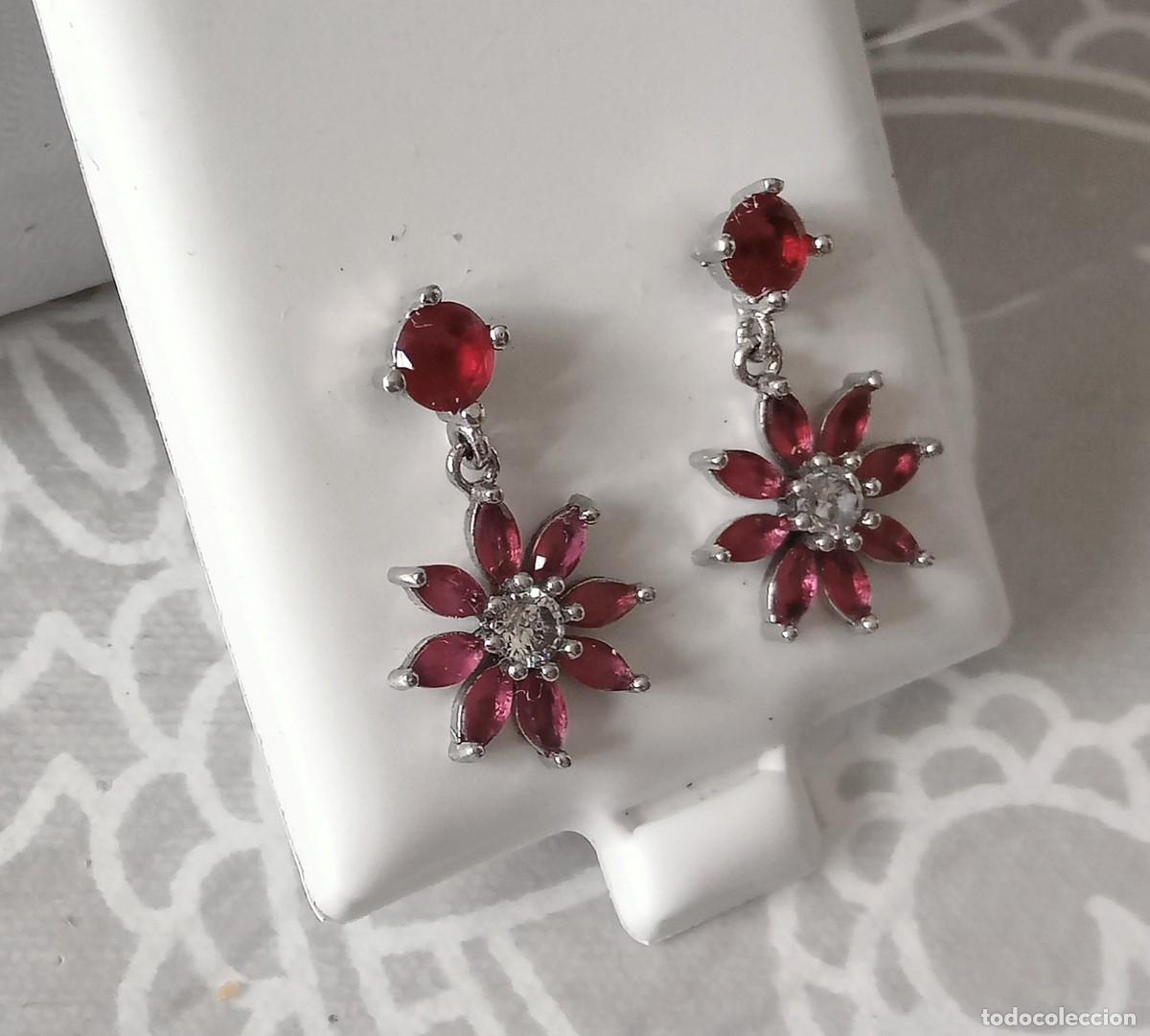 Joyeria: Pendientes Plata Flor - Foto 2