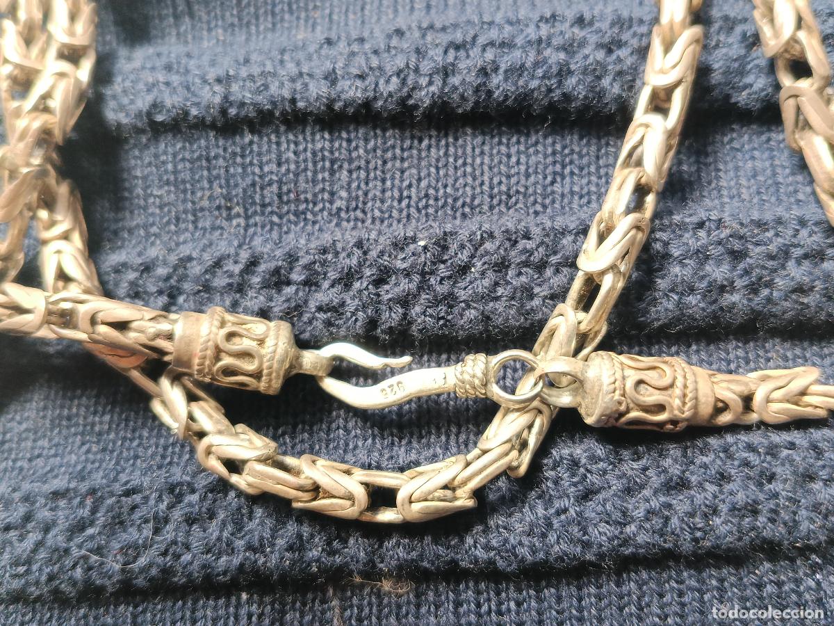 Joyeria: Excelente cadena de plata contrastada de 925 - Foto 2