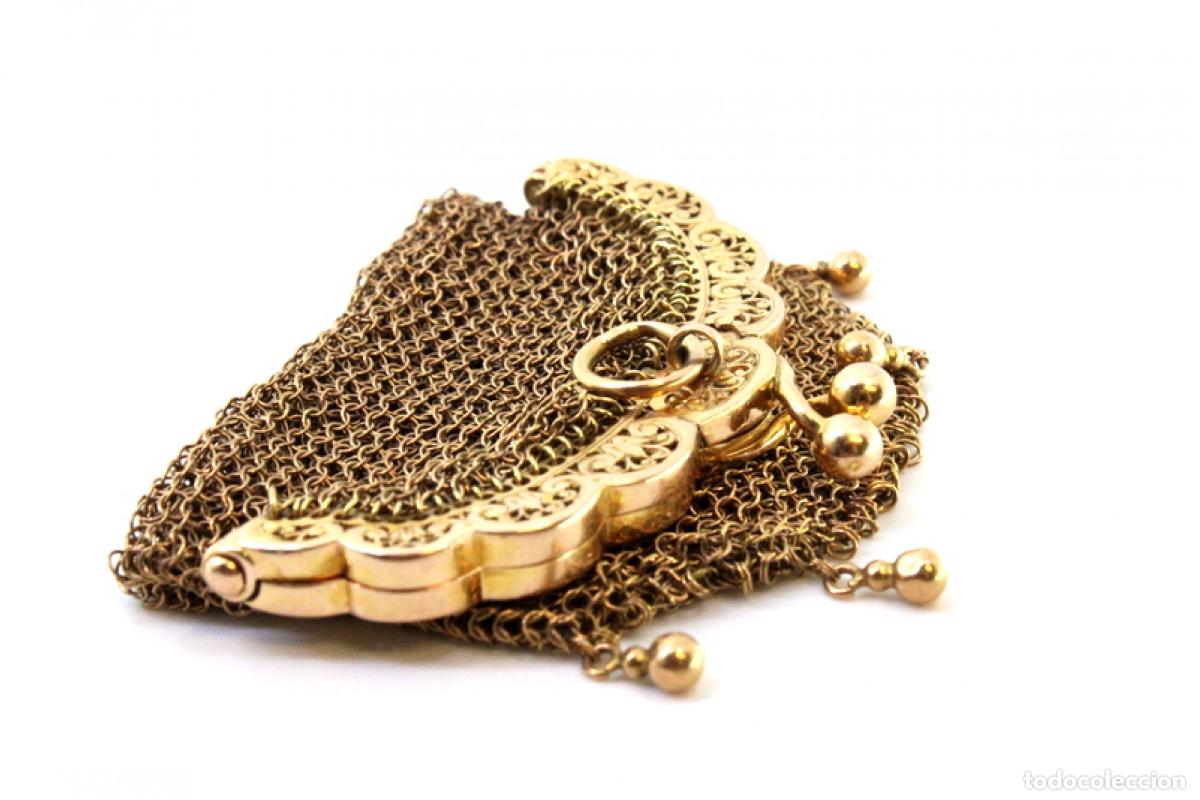 Joyeria: Monedero de oro de 18 quilates de 34 gramos - Foto 3