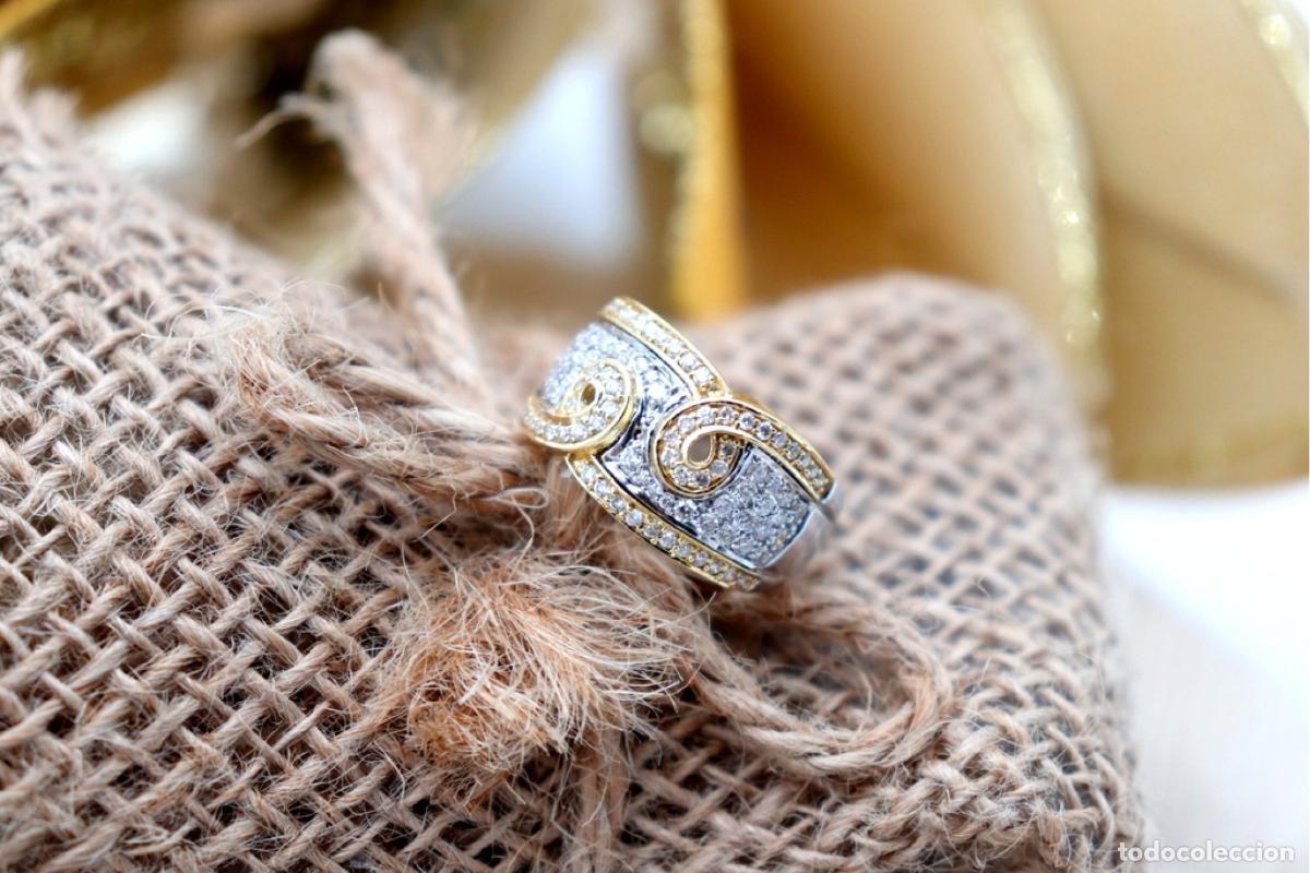 Joyeria: Anillo de oro de 18 quilates con diamantes - Foto 4