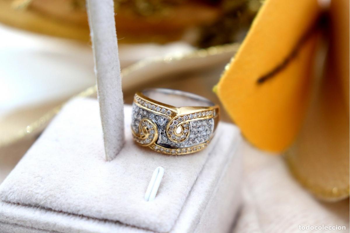 Joyeria: Anillo de oro de 18 quilates con diamantes - Foto 5