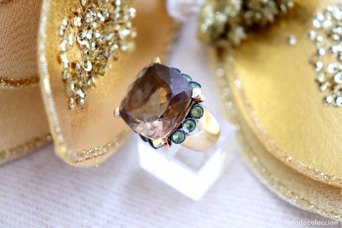 Joyeria: Anillo de oro de 19,2 quilates con citrino - Foto 2