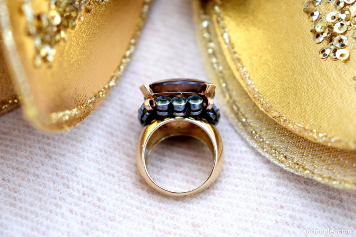Joyeria: Anillo de oro de 19,2 quilates con citrino - Foto 5