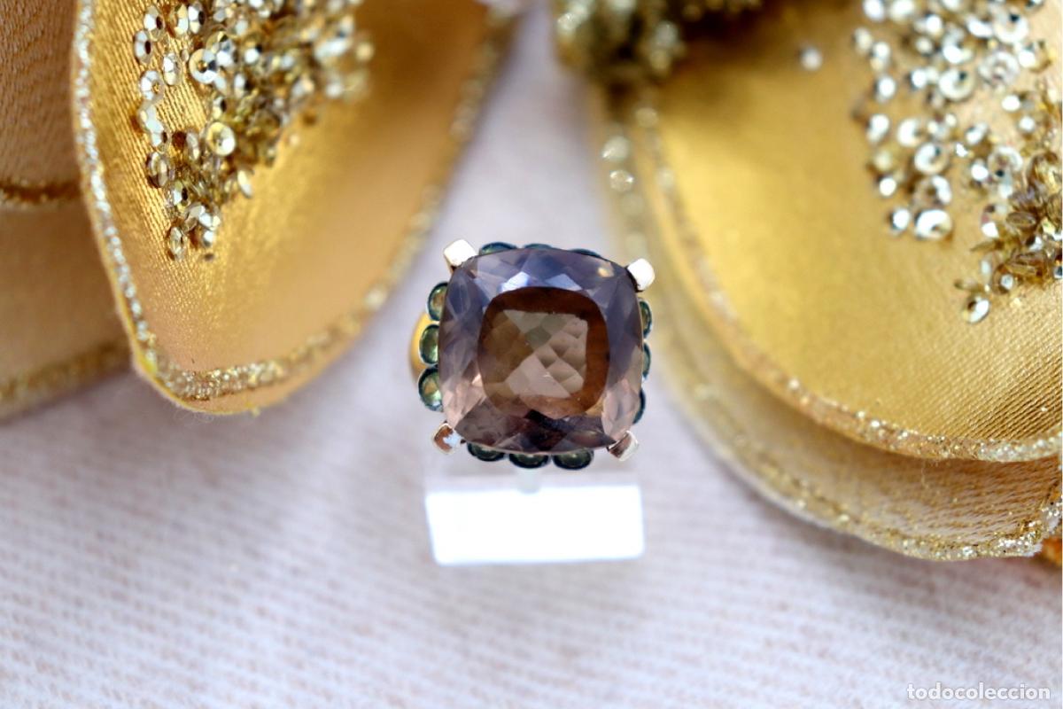 Joyeria: Anillo de oro de 19,2 quilates con citrino - Foto 7