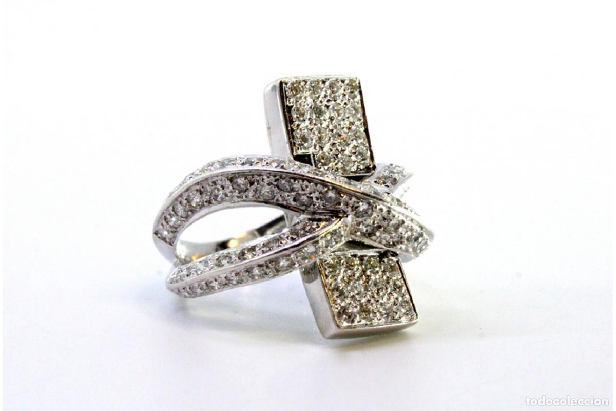 Joyeria: Anillo de oro de 19,2 quilates con diamantes - Foto 3