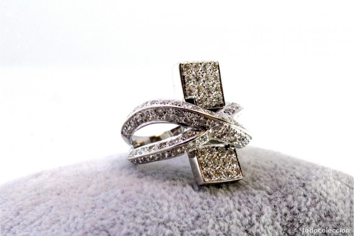Joyeria: Anillo de oro de 19,2 quilates con diamantes - Foto 5