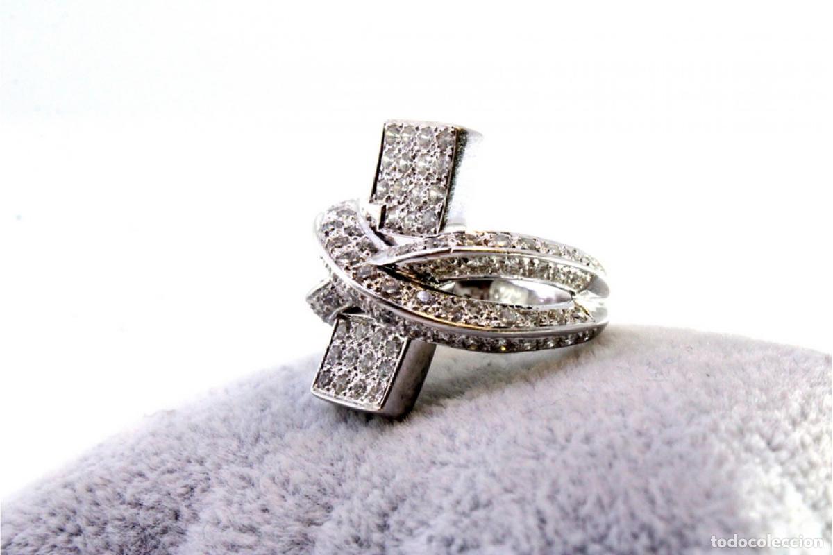 Joyeria: Anillo de oro de 19,2 quilates con diamantes - Foto 6