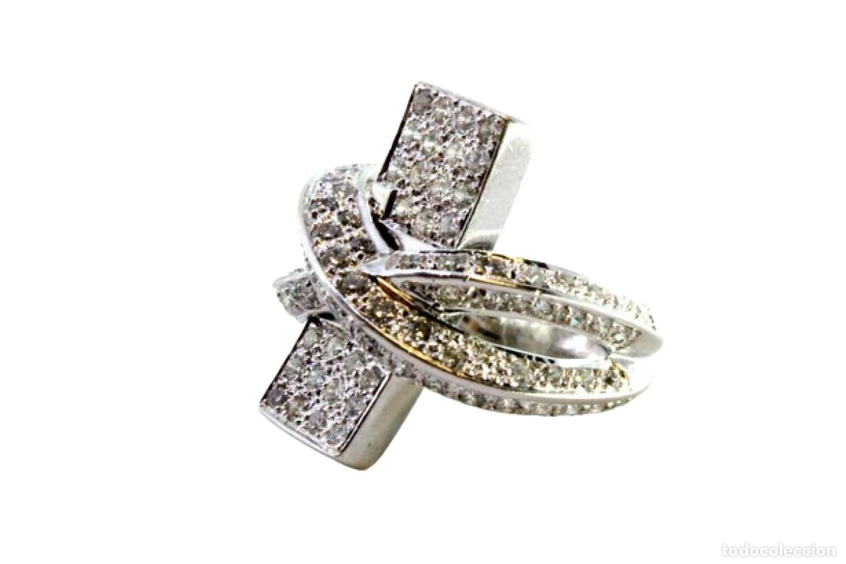 Joyeria: Anillo de oro de 19,2 quilates con diamantes - Foto 1