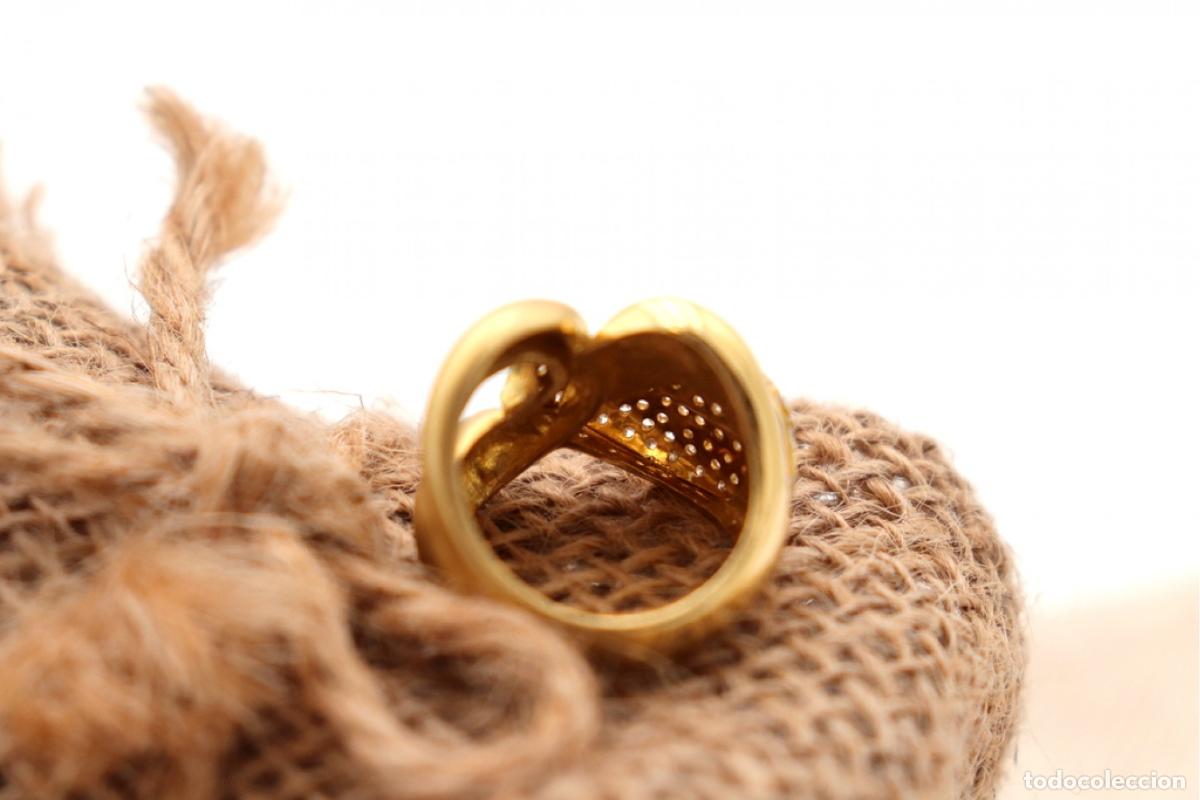 Joyeria: Anillo de oro de 19,2 quilates con diamantes - Foto 3