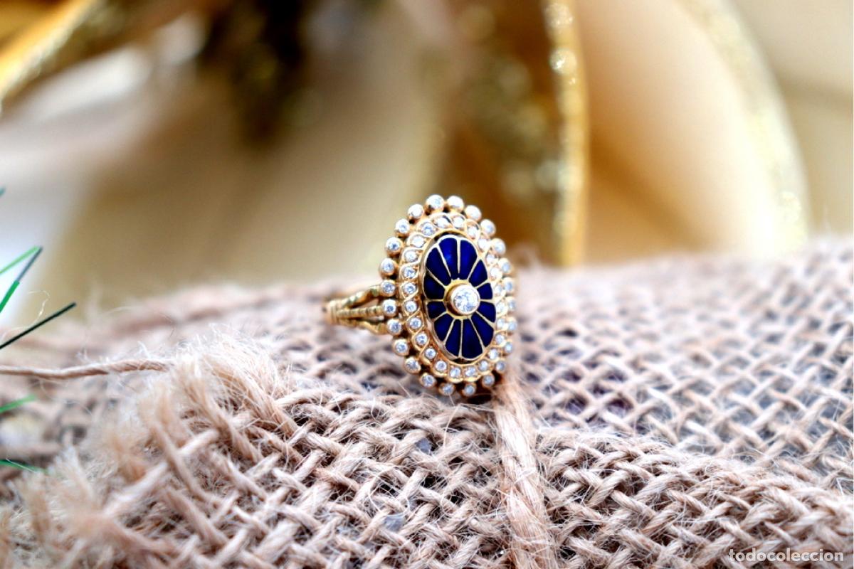 Joyeria: Anillo de oro de 19,2 quilates con diamantes - Foto 4